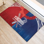 TokoUso Tonga and Samoa Rubber Doormat Warriors War Clubs