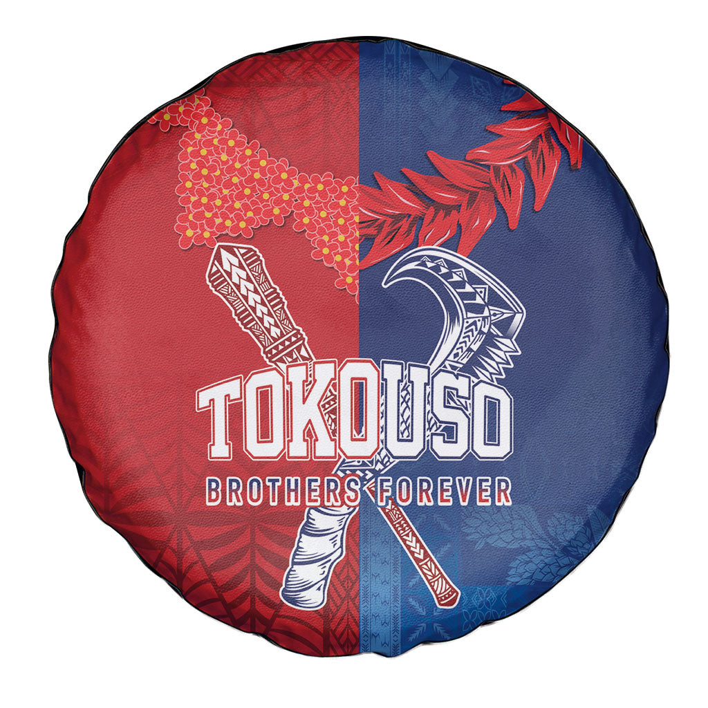 TokoUso Tonga and Samoa Spare Tire Cover Warriors War Clubs
