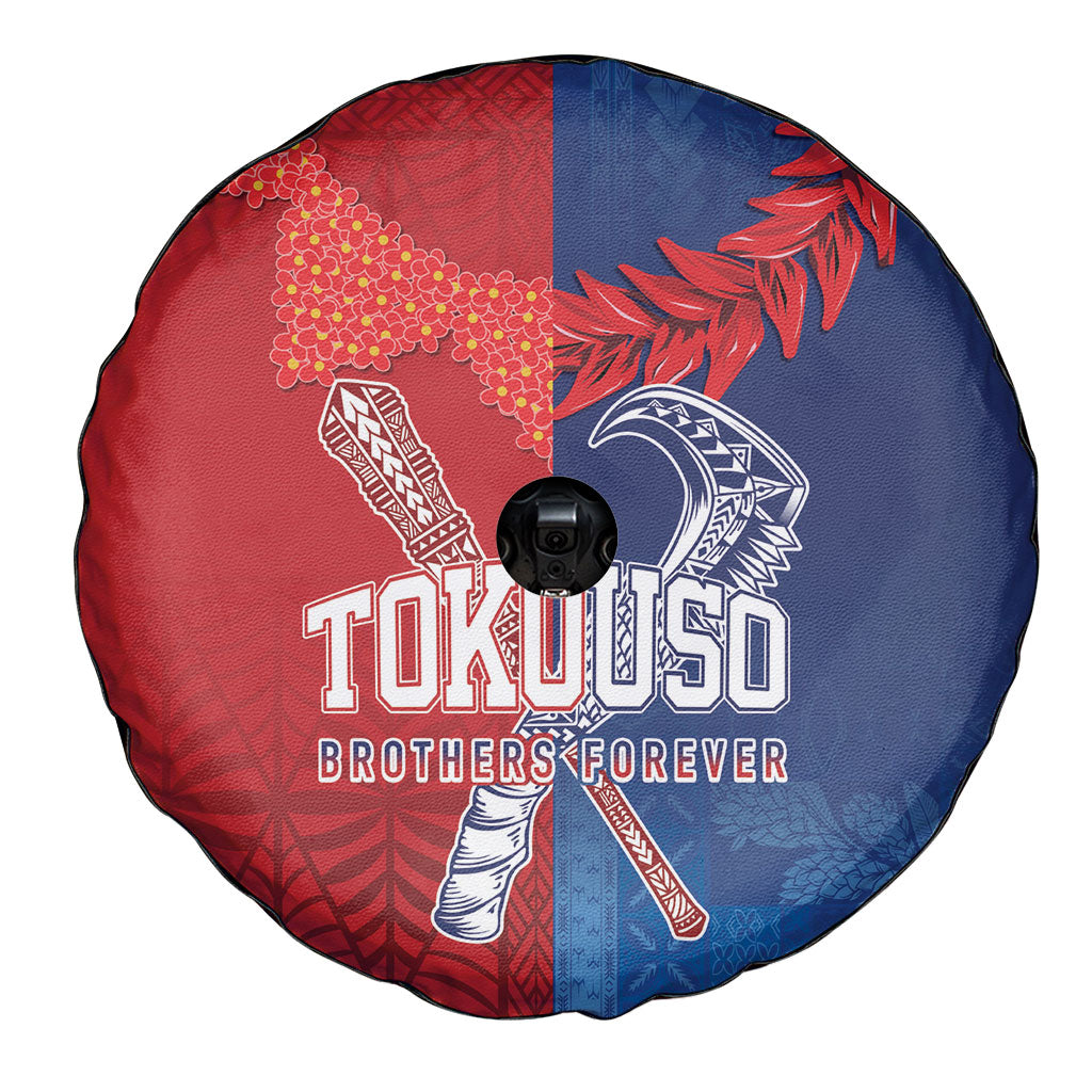 TokoUso Tonga and Samoa Spare Tire Cover Warriors War Clubs