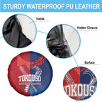 TokoUso Tonga and Samoa Spare Tire Cover Warriors War Clubs