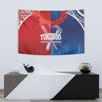 TokoUso Tonga and Samoa Tapestry Warriors War Clubs