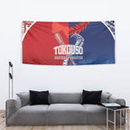 TokoUso Tonga and Samoa Tapestry Warriors War Clubs