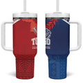 TokoUso Tonga and Samoa Tumbler With Handle Warriors War Clubs