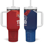 TokoUso Tonga and Samoa Tumbler With Handle Warriors War Clubs