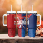TokoUso Tonga and Samoa Tumbler With Handle Warriors War Clubs
