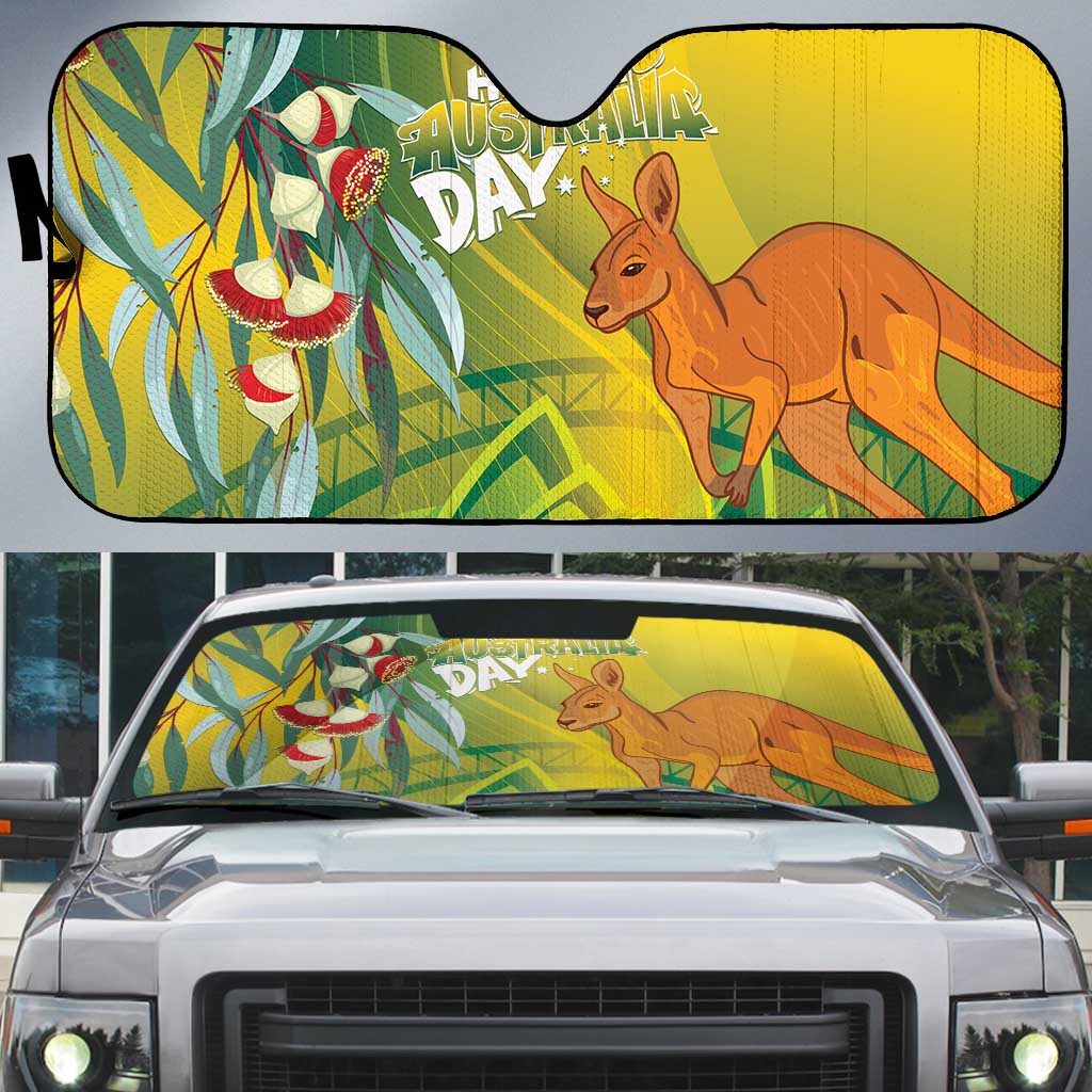 Australia Day Special Auto Sun Shade - Aussie Hoodie