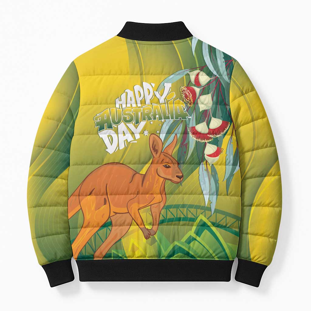 Australia Day Special Bomber Puffer Jacket - Aussie Hoodie