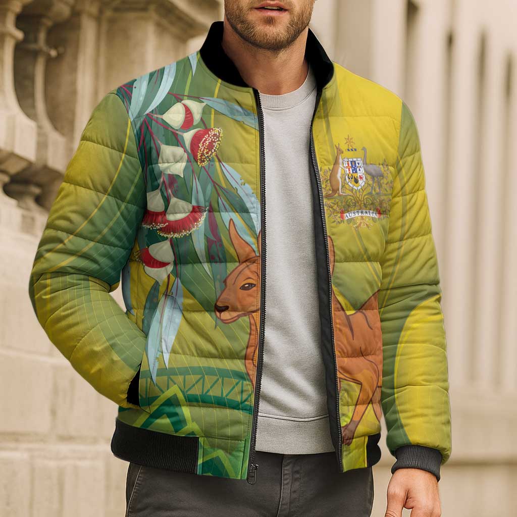 Australia Day Special Bomber Puffer Jacket - Aussie Hoodie