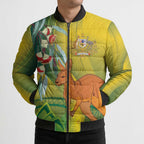 Australia Day Special Bomber Puffer Jacket - Aussie Hoodie