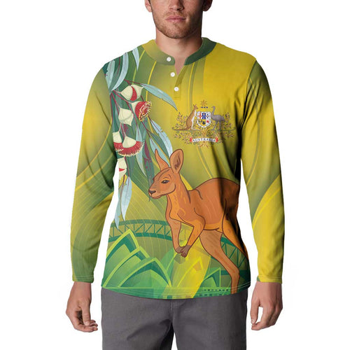 Australia Day Special Button Sweatshirt - Aussie Hoodie