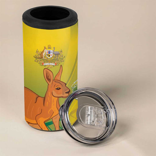 Australia Day Special 4 in 1 Can Cooler Tumbler - Aussie Hoodie