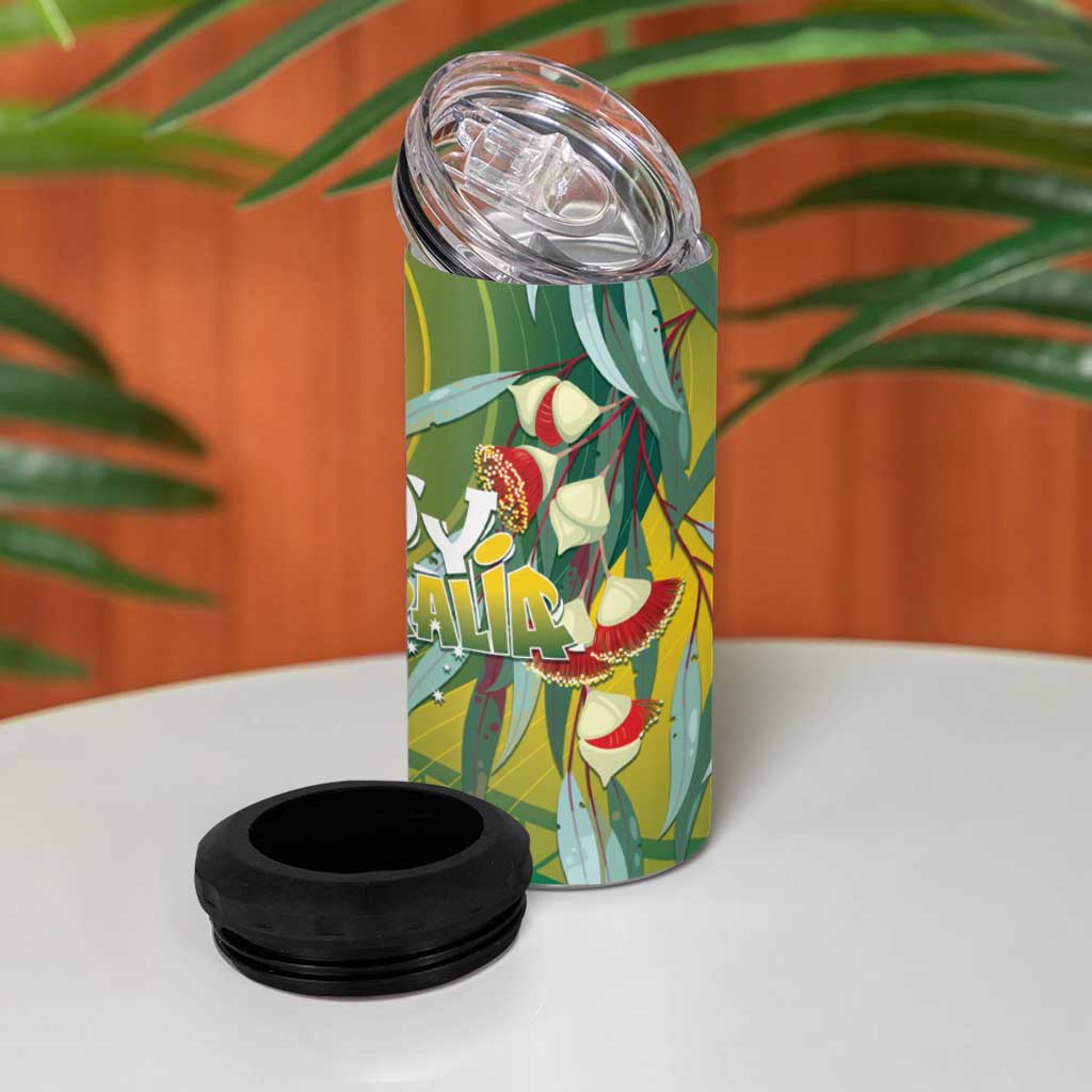 Australia Day Special 4 in 1 Can Cooler Tumbler - Aussie Hoodie