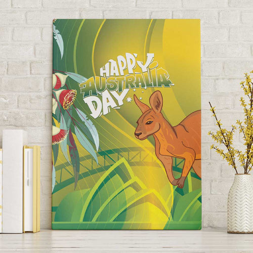 Australia Day Special Canvas Wall Art - Aussie Hoodie