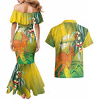 Australia Day Special Couples Matching Mermaid Dress and Hawaiian Shirt - Aussie Hoodie