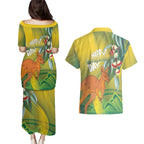 Australia Day Special Couples Matching Puletasi and Hawaiian Shirt - Aussie Hoodie