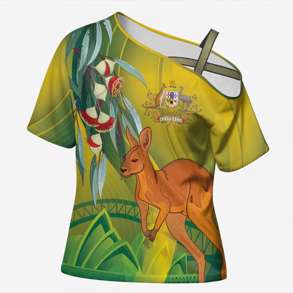 Australia Day Special Cross Shoulder Shirt - Aussie Hoodie
