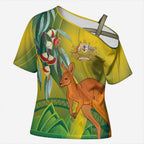 Australia Day Special Cross Shoulder Shirt - Aussie Hoodie