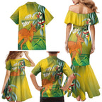 Australia Day Special Family Matching Mermaid Dress and Hawaiian Shirt - Aussie Hoodie