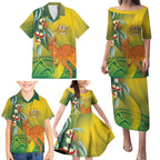 Australia Day Special Family Matching Puletasi and Hawaiian Shirt - undefined