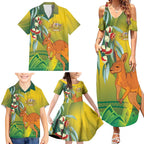 Australia Day Special Family Matching Summer Maxi Dress and Hawaiian Shirt - Aussie Hoodie
