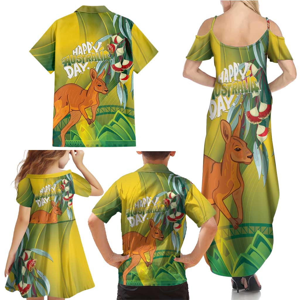 Australia Day Special Family Matching Summer Maxi Dress and Hawaiian Shirt - Aussie Hoodie