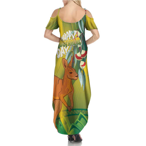 Australia Day Special Family Matching Summer Maxi Dress and Hawaiian Shirt - Aussie Hoodie