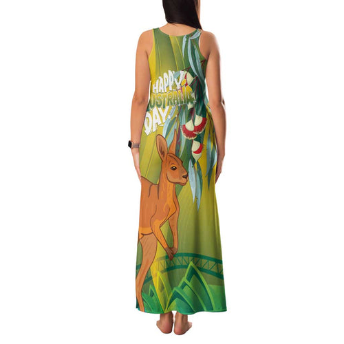 Australia Day Special Family Matching Tank Maxi Dress and Hawaiian Shirt - Aussie Hoodie
