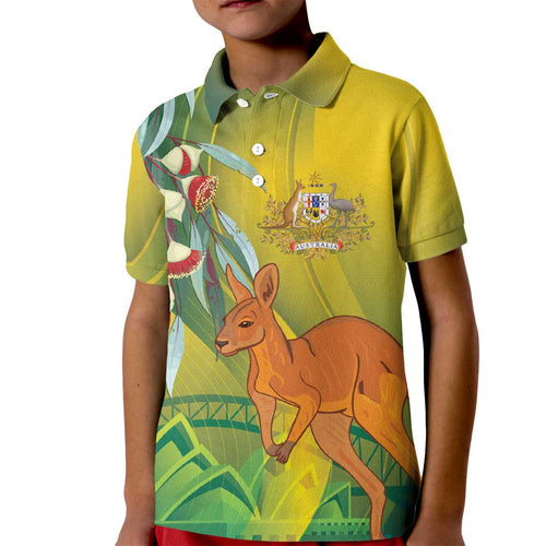 Australia Day Special Kid Polo Shirt - Aussie Hoodie