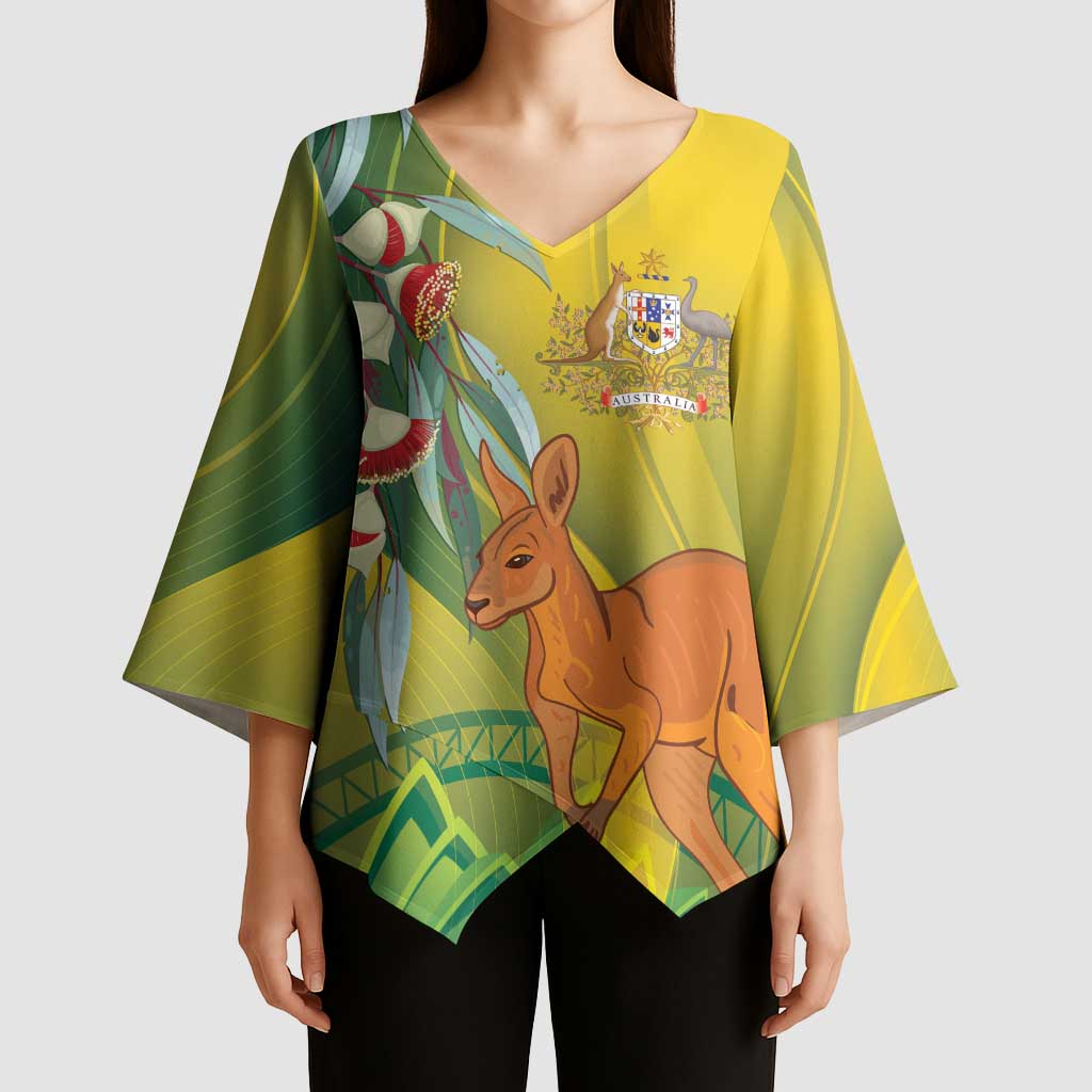 Australia Day Special Kimono Sleeve Blouse - Aussie Hoodie