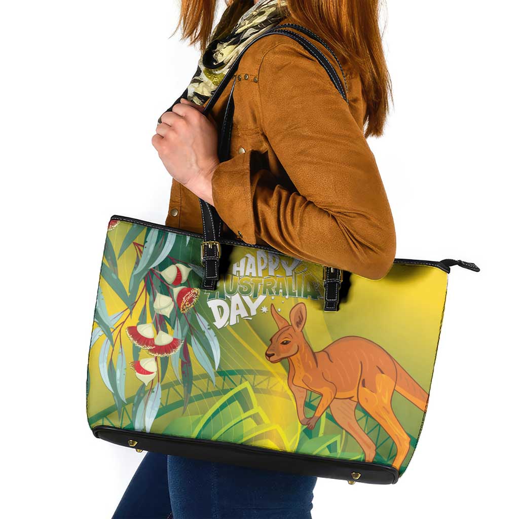 Australia Day Special Leather Tote Bag - Aussie Hoodie