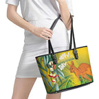 Australia Day Special Leather Tote Bag - Aussie Hoodie