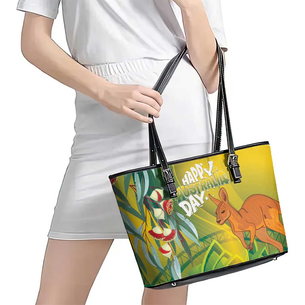 Australia Day Special Leather Tote Bag - Aussie Hoodie