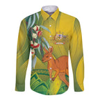 Australia Day Special Long Sleeve Button Shirt - Aussie Hoodie