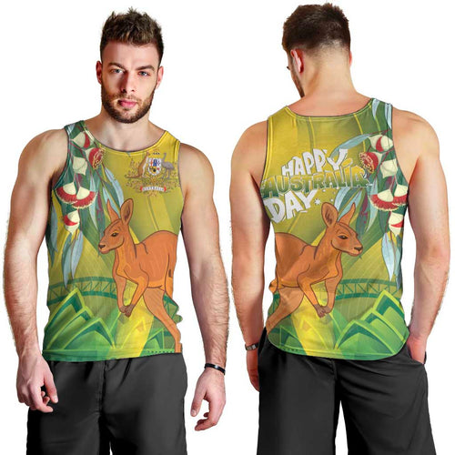 Australia Day Special Men Tank Top - Aussie Hoodie