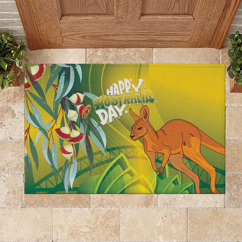 Australia Day Special Rubber Doormat - Aussie Hoodie