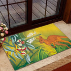 Australia Day Special Rubber Doormat - Aussie Hoodie