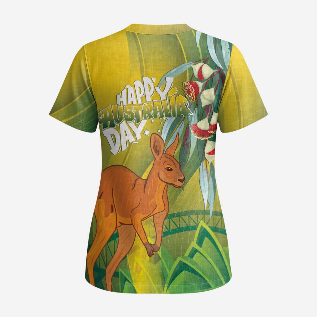 Australia Day Special Scrub Top - Aussie Hoodie