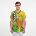 Australia Day Special Scrub Top - Aussie Hoodie