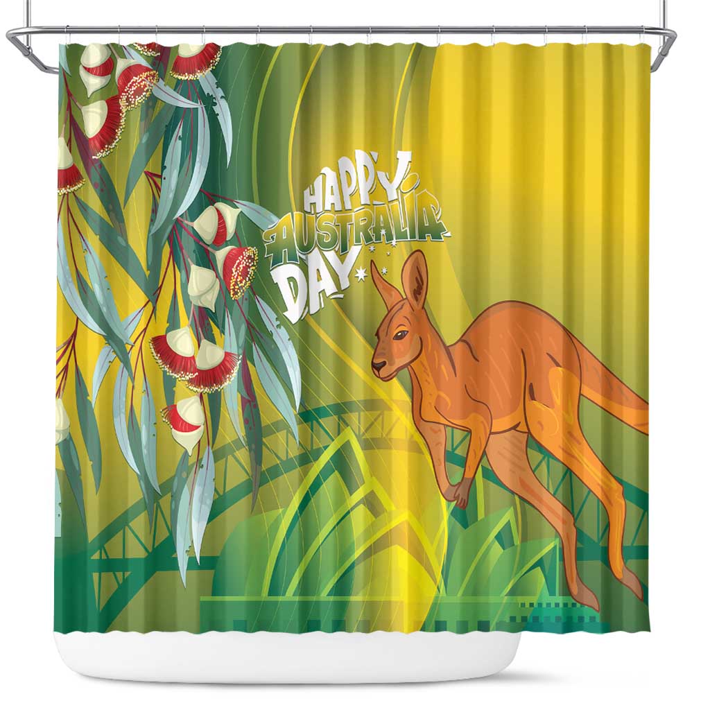 Australia Day Special Shower Curtain - Aussie Hoodie