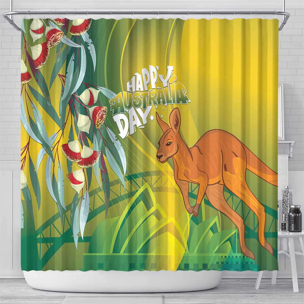 Australia Day Special Shower Curtain - Aussie Hoodie