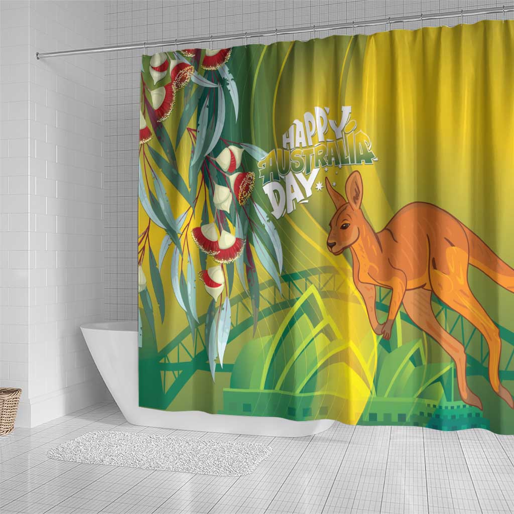 Australia Day Special Shower Curtain - Aussie Hoodie