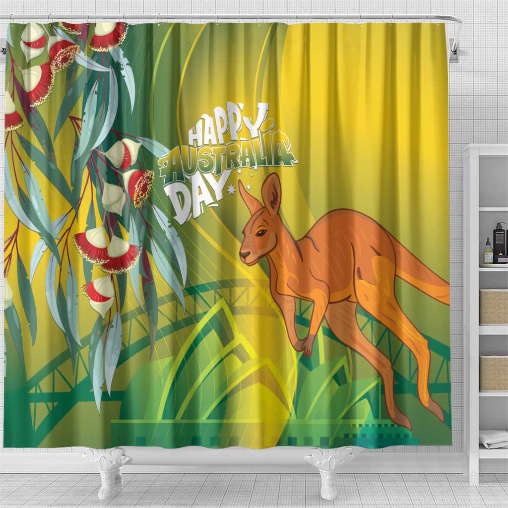Australia Day Special Shower Curtain - Aussie Hoodie