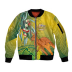 Australia Day Special Sleeve Zip Bomber Jacket - Aussie Hoodie