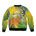 Australia Day Special Sleeve Zip Bomber Jacket - Aussie Hoodie