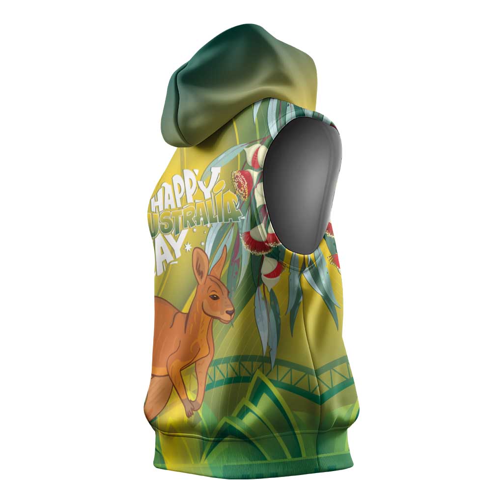 Australia Day Special Sleeveless Hoodie - Aussie Hoodie