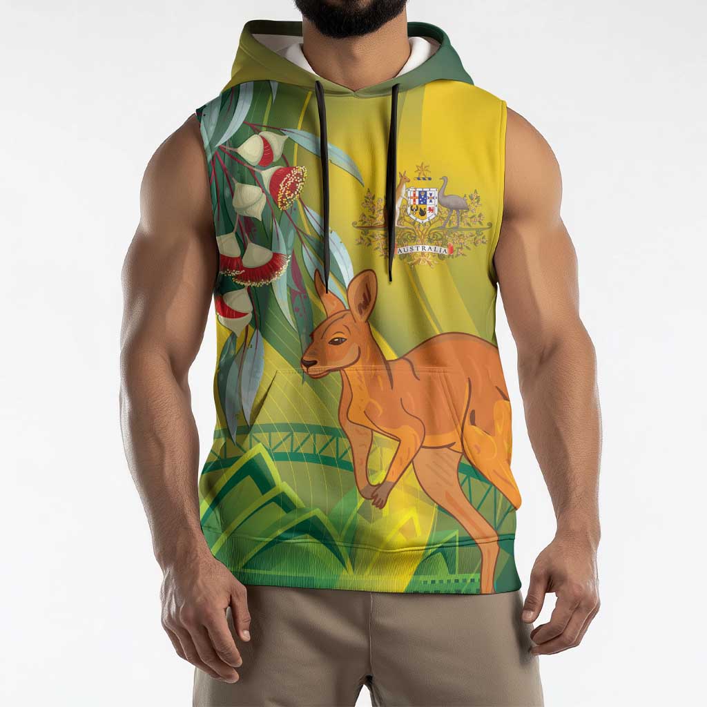 Australia Day Special Sleeveless Hoodie - Aussie Hoodie