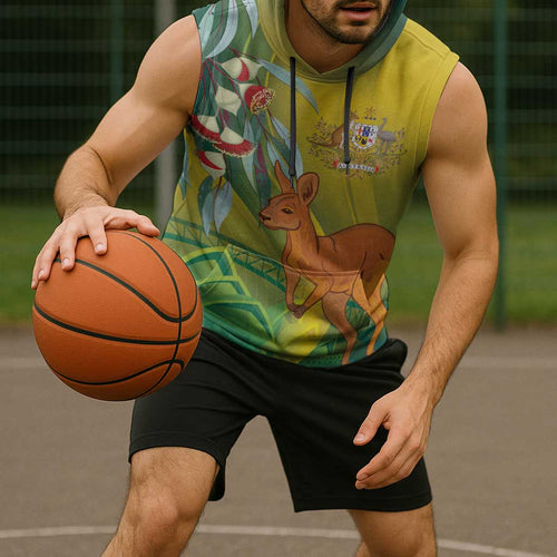 Australia Day Special Sleeveless Hoodie - Aussie Hoodie