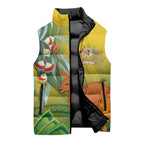 Australia Day Special Sleeveless Puffer Jacket - Aussie Hoodie