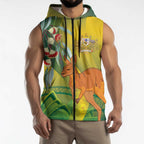 Australia Day Special Sleeveless Zip Hoodie - Aussie Hoodie