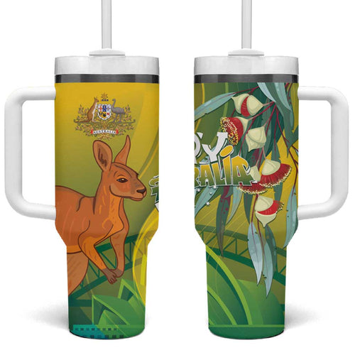 Australia Day Special Tumbler With Handle - Aussie Hoodie